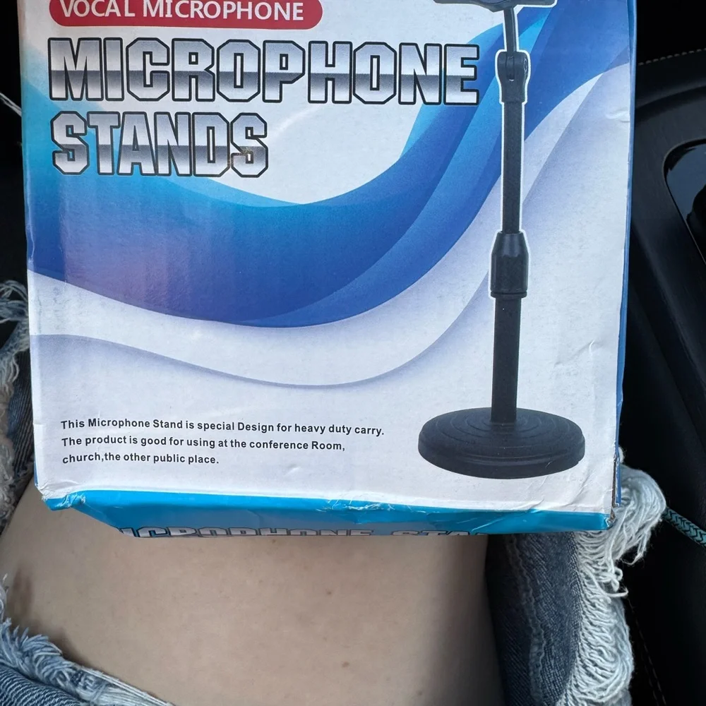 Vocal Microphone Stand - Black